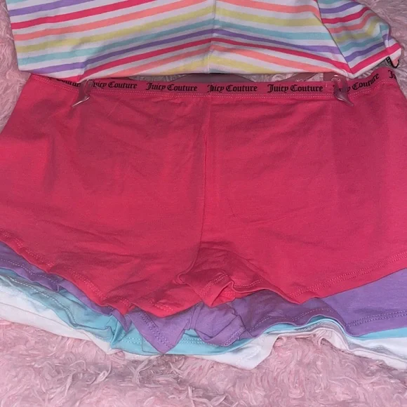 Juicy Couture 5 pair of vibrant color boy shorts - Picture 3 of 9